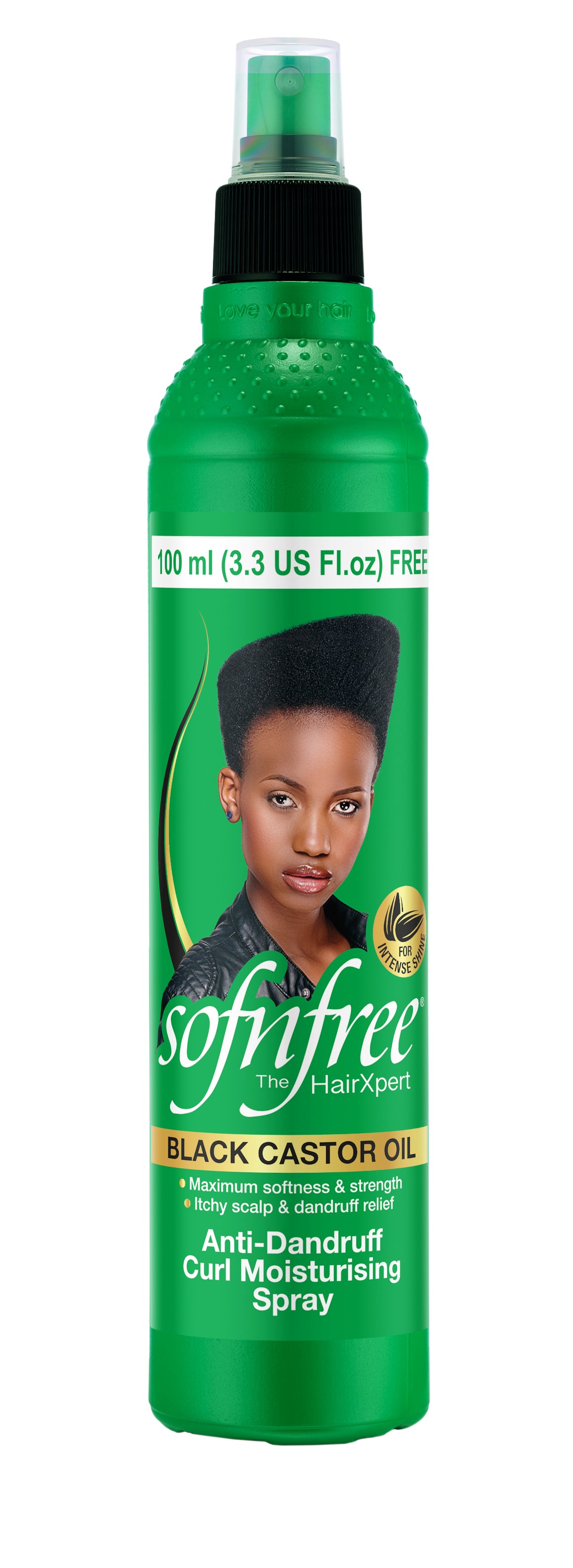 SNF Black Castor Oil Anti-Dandruff Curl Moisturising Spray