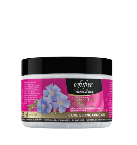 Curl Elongating Gel with Flaxseed Oil & Rosewater