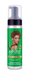 SNF Black Castor Oil Foam Wrap Mousse